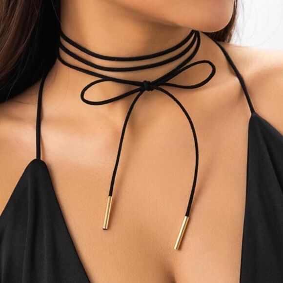Boho Choker Necklace N1511 - Picture 1 of 5
